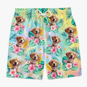 L'été a toujours été ma saison préférée - Short de plage hawaïen tropical Aloha personnalisé pour chien et chat - Cadeau de vacances d'été, cadeau de fête d'anniversaire pour propriétaires d'animaux et amoureux des animaux