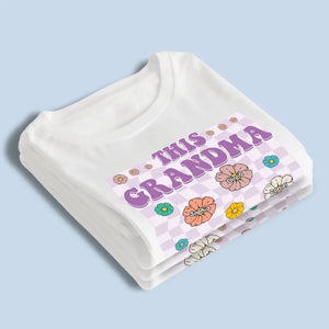 Cette grand-mère géniale appartient à ces enfants - T-shirt unisexe personnalisé, sweat à capuche, sweat-shirt - Cadeau pour maman, grand-mère