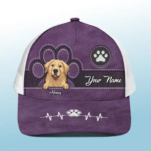 Poils de chien, je m'en fiche ! Casquette de baseball personnalisée avec dos en maille, casquette de camionneur, cadeau pour propriétaires et amoureux des animaux.