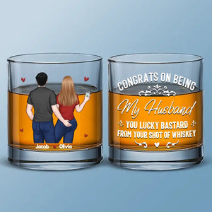J'adorerais boire un verre avec toi - Verre à whisky personnalisé pour couple - Cadeau pour mari et femme, anniversaire