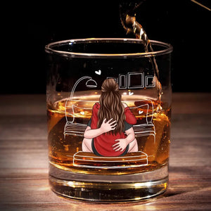 Je suis ton verre de whisky - Verre à whisky personnalisé pour couple - Cadeau pour mari et femme, anniversaire