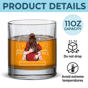 Je suis ton verre de whisky - Verre à whisky personnalisé pour couple - Cadeau pour mari et femme, anniversaire