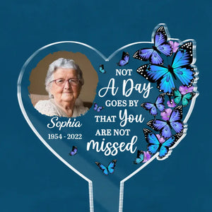 Photo personnalisée « Une belle âme » - Piquet de jardin en acrylique style vitrail personnalisé - Cadeau de condoléances pour les membres de la famille