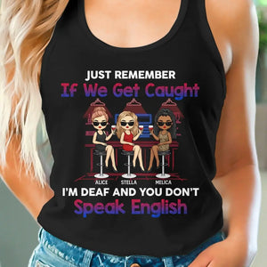 Quand nous sommes ensemble, qui savait ? Débardeur dos nageur personnalisé, t-shirt, cadeau pour meilleures amies, meilleures amies, sœurs