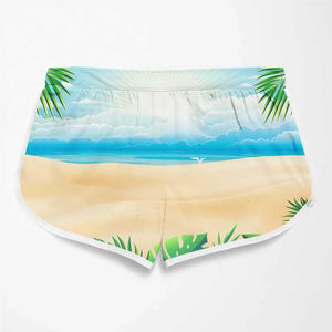 Short de plage hawaïen personnalisé avec photo et ambiance estivale - Cadeau amusant pour les vacances d'été, les anniversaires et les fêtes de fin d'année