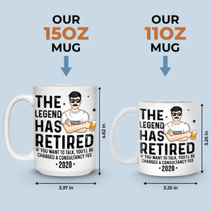 La retraite est merveilleuse - Tasse personnalisée - Appréciation, cadeau de retraite pour collègues, amis de travail, collègues