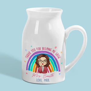Tu es mon meilleur professeur - Vase à fleurs personnalisé pour décoration d'intérieur - Cadeau pour professeur