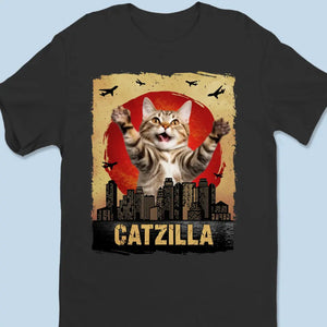 T-shirt, sweat à capuche et sweat-shirt unisexe personnalisé avec photo « King Of Pawster » pour chat – Cadeau pour propriétaires et amoureux des animaux