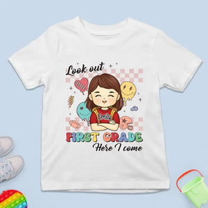Attention ! J'arrive en CE2 - T-shirt enfant personnalisé - Cadeau de rentrée scolaire pour enfant