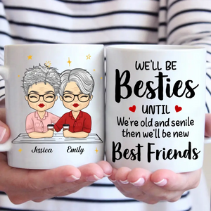 Notre amitié est intemporelle - Mug personnalisé Bestie - Cadeau pour meilleures amies, meilleures amies, sœurs