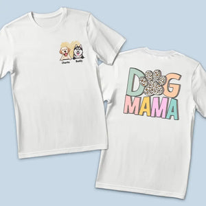 Le chien est le dieu de l'ébat ! T-shirt unisexe personnalisé avec imprimé recto verso et verso. Cadeau pour les propriétaires et les amoureux des animaux.