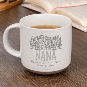 Tu es mon soleil, grand-mère - Tasse en poterie personnalisée pour la famille - Cadeau pour maman, grand-mère