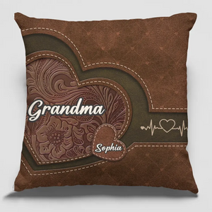 Les grands-mères sont des mamans avec beaucoup de pratique - Coussin personnalisé pour la famille - Cadeau pour maman, grand-mère