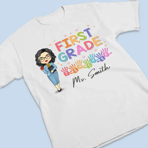 Seuls les courageux choisissent d'enseigner - T-shirt unisexe personnalisé, sweat à capuche, sweat-shirt - Cadeau pour enseignant