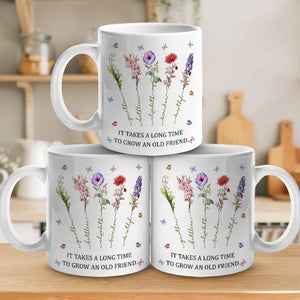 Il faut du temps pour se faire de nouveaux amis - Mug personnalisé Bestie - Cadeau pour les meilleures amies, BFF, sœurs