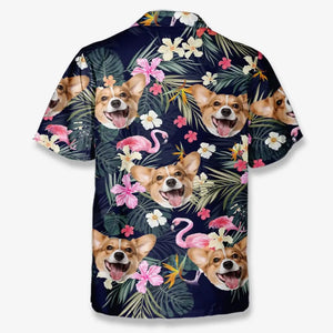 T-shirt hawaïen unisexe personnalisé avec photo « Bons moments et lignes de bronzage » - Cadeau idéal pour les vacances d'été, pour les membres de la famille