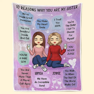 Nous avons créé de merveilleux souvenirs ensemble - Couverture personnalisée Bestie - Cadeau pour meilleures amies, BFF, sœurs
