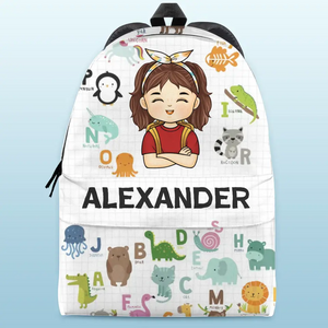 L'avenir du monde est dans ma classe aujourd'hui - Sac à dos personnalisé pour enfant - Cadeau de rentrée scolaire pour enfant