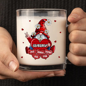 Si je sais ce qu'est l'amour, c'est grâce à toi - Tasse en verre personnalisée pour la famille - Cadeau pour maman, grand-mère
