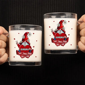 Si je sais ce qu'est l'amour, c'est grâce à toi - Tasse en verre personnalisée pour la famille - Cadeau pour maman, grand-mère