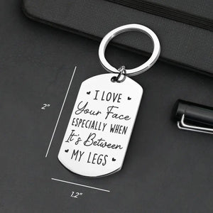 Avec toi, chaque instant est un conte de fées - Porte-clés personnalisé pour couple - Cadeau pour mari et femme, anniversaire