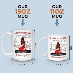 T'aimer, c'est comme respirer, c'est sans effort - Tasse personnalisée pour couple - Cadeau pour mari et femme, anniversaire