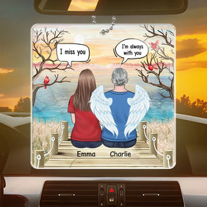 Tu es mon aujourd'hui et tous mes lendemains - Ornement de voiture personnalisé commémoratif - Forme personnalisée en acrylique - Cadeau de condoléances pour les membres de la famille
