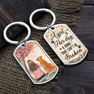 Their Warm Presence And Companionship Will Be Deeply Missed - Memorial Personalized Custom Keychain - Sympathy Gift For Pet Owners, Pet Lovers