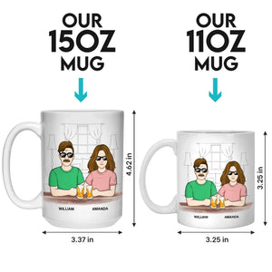 Je serai toujours ta petite fille - Tasse personnalisée familiale - Cadeau pour papa, grand-père