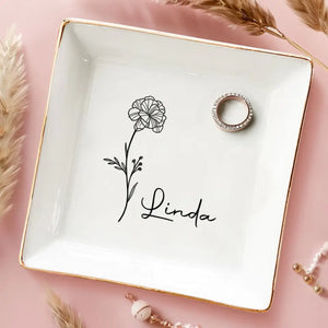 Les meilleures amies s'épanouissent ensemble - Porte-bijoux personnalisé - Cadeau pour meilleures amies, meilleures amies, sœurs