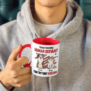 Parfois, le meilleur thérapeute a de la fourrure et quatre pattes - Tasse personnalisée pour chien et chat - Cadeau pour propriétaires et amoureux des animaux