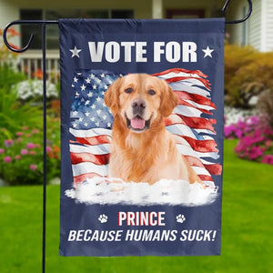 Les discussions photo personnalisées sont économiques, le vote est gratuit ! Drapeau personnalisé pour chien ! Cadeau pour propriétaires et amoureux des animaux