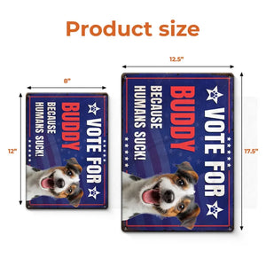 Photo personnalisée « Plus de friandises, moins d'écureuils » – Plaque en métal personnalisée pour chien et chat – Cadeau de pendaison de crémaillère pour propriétaires et amoureux des animaux