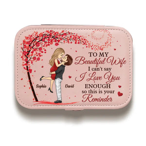 Le jour où je t'ai rencontré, j'ai trouvé la pièce manquante - Coffret à bijoux personnalisé pour couple - Cadeau pour mari et femme, anniversaire
