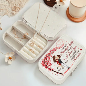 Le jour où je t'ai rencontré, j'ai trouvé la pièce manquante - Coffret à bijoux personnalisé pour couple - Cadeau pour mari et femme, anniversaire