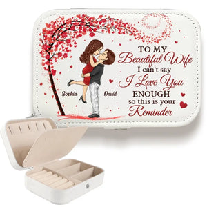 Le jour où je t'ai rencontré, j'ai trouvé la pièce manquante - Coffret à bijoux personnalisé pour couple - Cadeau pour mari et femme, anniversaire