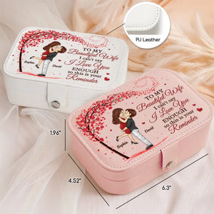 Le jour où je t'ai rencontré, j'ai trouvé la pièce manquante - Coffret à bijoux personnalisé pour couple - Cadeau pour mari et femme, anniversaire