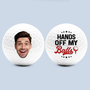 Photo personnalisée : retraité et passionné de swing – Balle de golf personnalisée – Cadeau pour les amateurs de sport et les joueurs de sport