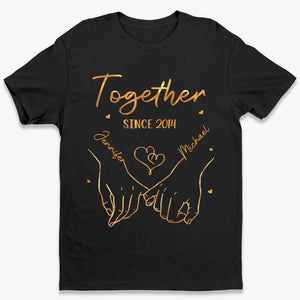 Mon âme trouvera la vôtre - T-shirt, sweat à capuche, sweat-shirt unisexe personnalisé pour couple - Cadeau pour mari et femme, anniversaire
