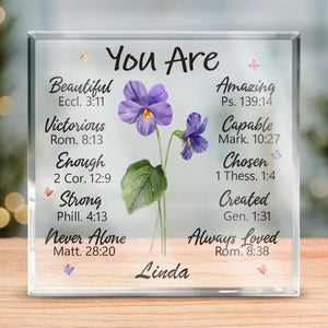 Célébrez la fraternité avec ce cadeau spécial - Plaque acrylique carrée personnalisée Bestie - Cadeau de mariage, cadeau de demoiselle d'honneur pour meilleures amies, meilleures amies, sœurs