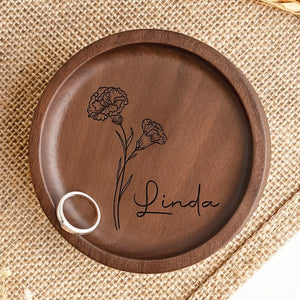 Mon meilleur ami est celui qui fait ressortir le meilleur de moi-même - Plat à bijoux en bois personnalisé Bestie - Cadeau pour meilleures amies, meilleures amies, sœurs