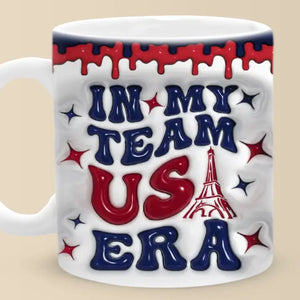Gagner n'est pas tout, mais vouloir gagner l'est - Mug imprimé effet gonflable 3D des Jeux olympiques - Vacances olympiques, cadeau pour les membres de la famille, les meilleurs amis