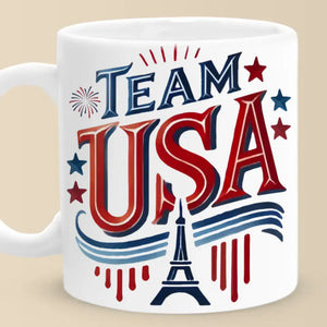 Tasse « J'ai battu les gens » - Vacances olympiques, cadeau pour les membres de la famille et les meilleurs amis