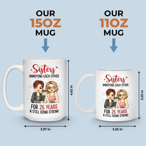 Dans mon ami, je trouve un second moi - Mug personnalisé Bestie - Cadeau pour meilleures amies, meilleures amies, sœurs