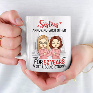 Les frères et sœurs sont comme les branches d'un arbre - Tasse personnalisée pour la famille - Cadeau pour les membres de la famille, les frères et sœurs