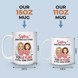 Les frères et sœurs sont comme les branches d'un arbre - Tasse personnalisée pour la famille - Cadeau pour les membres de la famille, les frères et sœurs