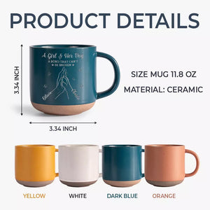 Gardez votre calme et caressez un chien ! Mug personnalisé en céramique pour chien et chat ! Cadeau pour les propriétaires et les amoureux des animaux.