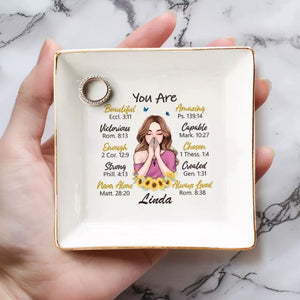 Prier pour votre force et votre réconfort - Plat à bijoux personnalisé pour meilleure amie - Cadeau pour meilleures amies, meilleures amies, sœurs