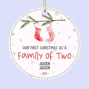 Faites vibrer vos proches à Noël ! Décoration de Noël personnalisée en cuir pour toute la famille. Cadeau de Noël pour les membres de la famille, les bébés et les nouveau-nés.