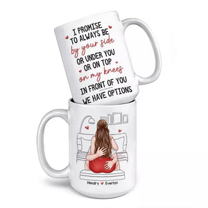 Te tenir la main est l'une de mes activités préférées - Mug personnalisé pour couple - Cadeau pour mari et femme, anniversaire